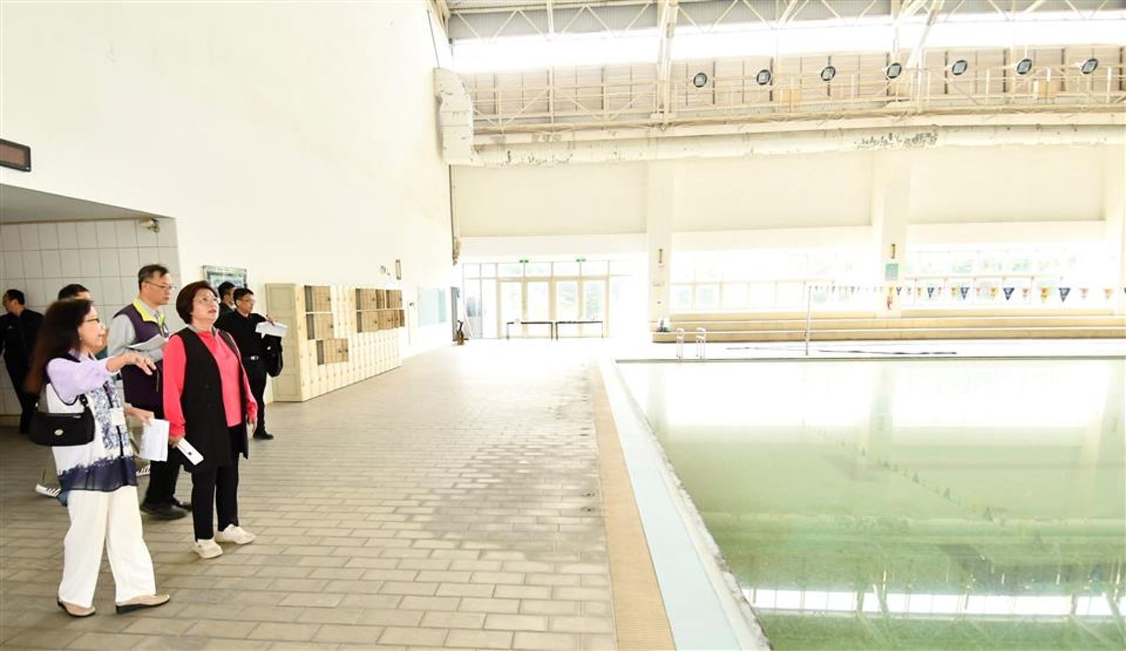 消防署也曾看上明道大學的游泳池,想作為訓練場地。彰化縣府提供