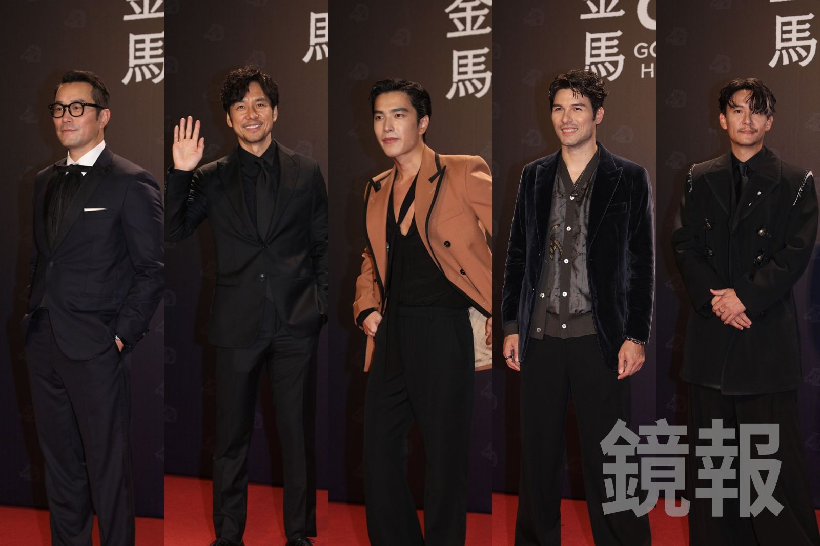 金馬62/紅毯5帥出爐!張孝全帶「兒子給的幸運物」 曾敬驊甩殺人魔氣息