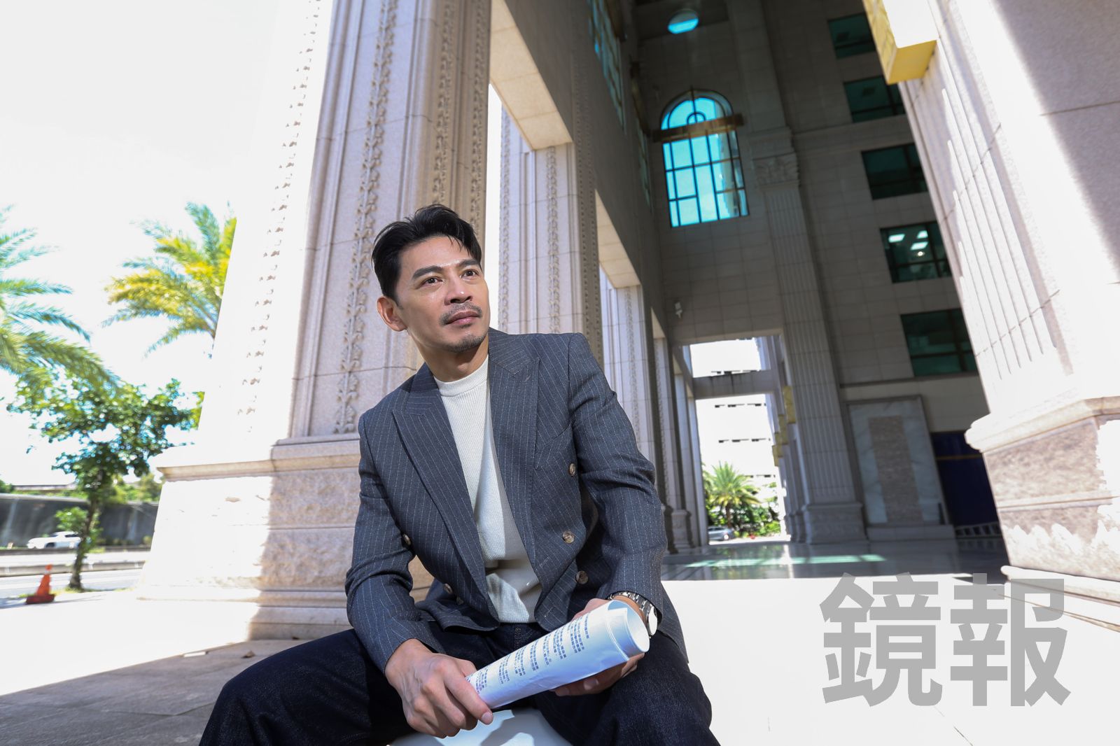 阿Ken盼《X！又是星期一》能讓觀眾獲得正能量。董孟航攝