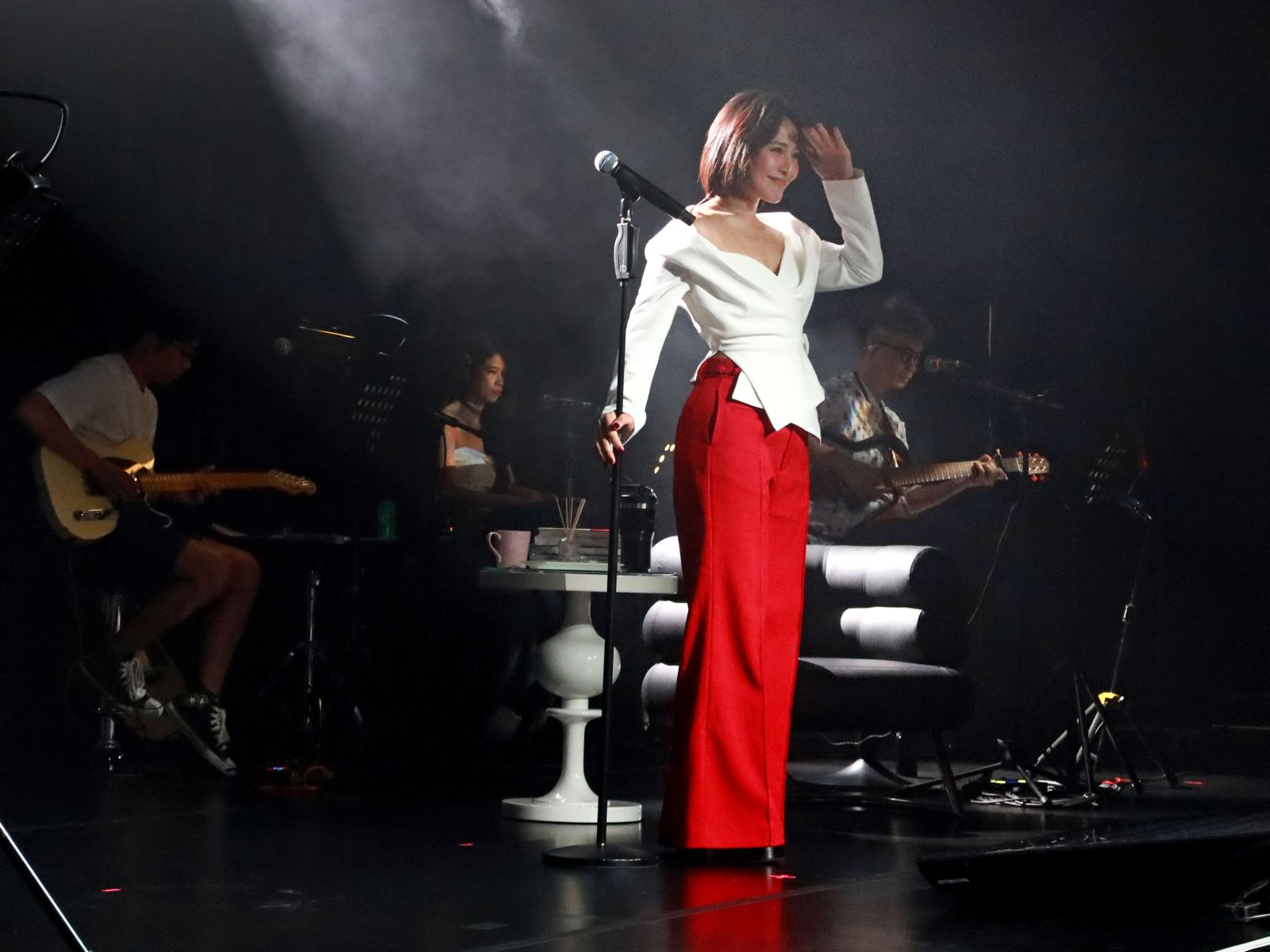 梁文音21日在澳門開唱。環球提供