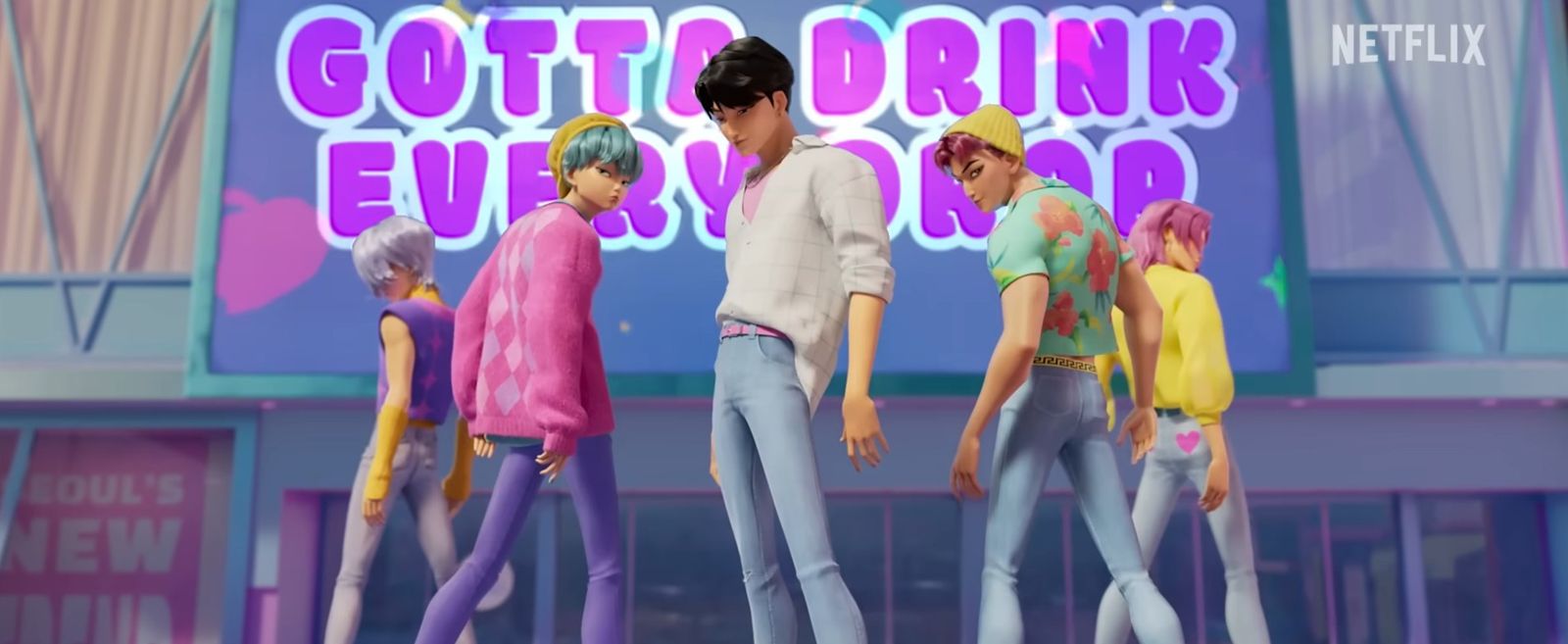 Saja Boys成為Spotify史上排名最高的虛擬Kpop男團圖／翻攝自YouTube／Sony Pictures Animation