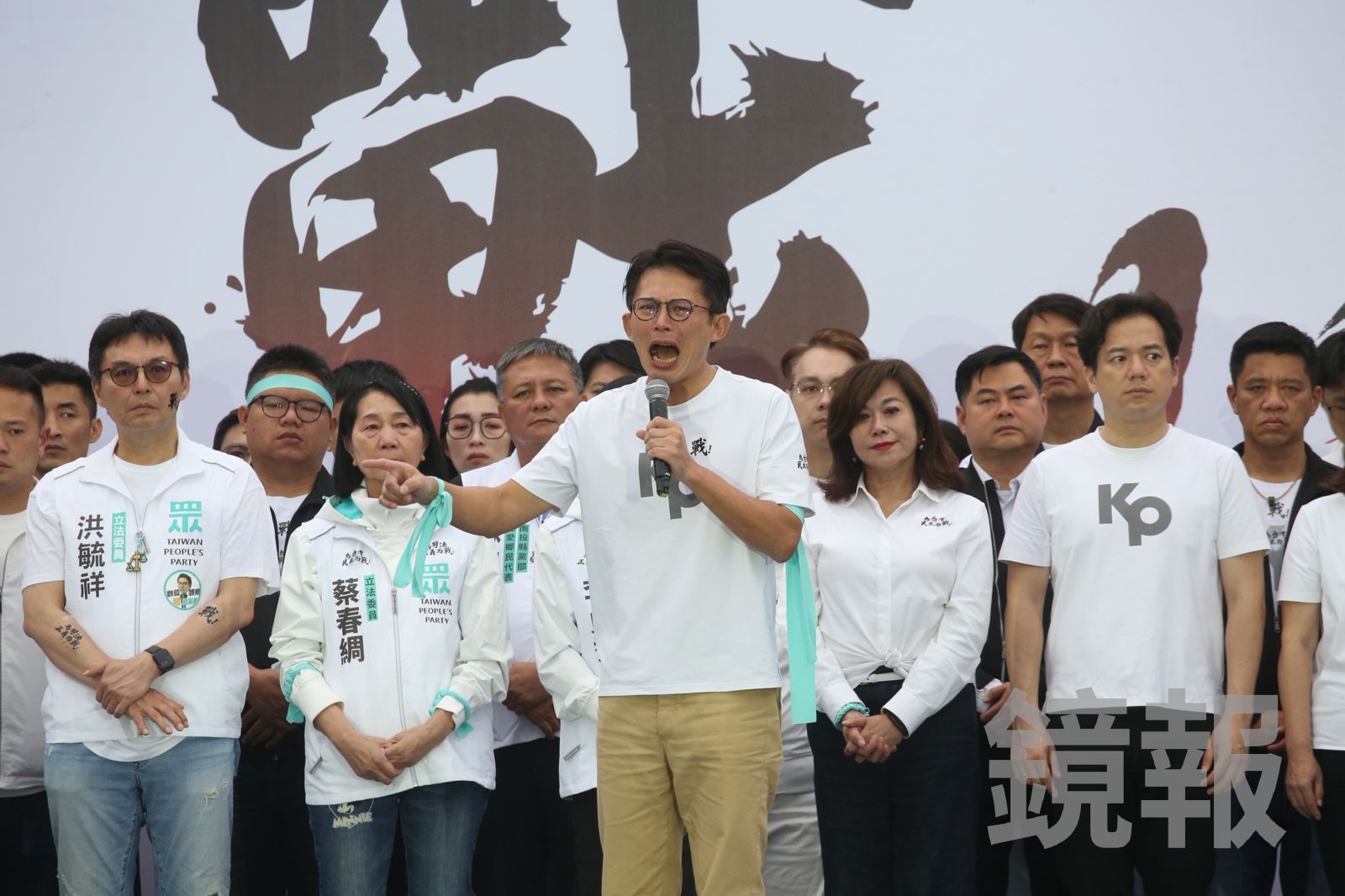 民眾黨宣布8萬人上凱道挺柯文哲　黃國昌致詞講到哽咽：賴清德出來辯論！