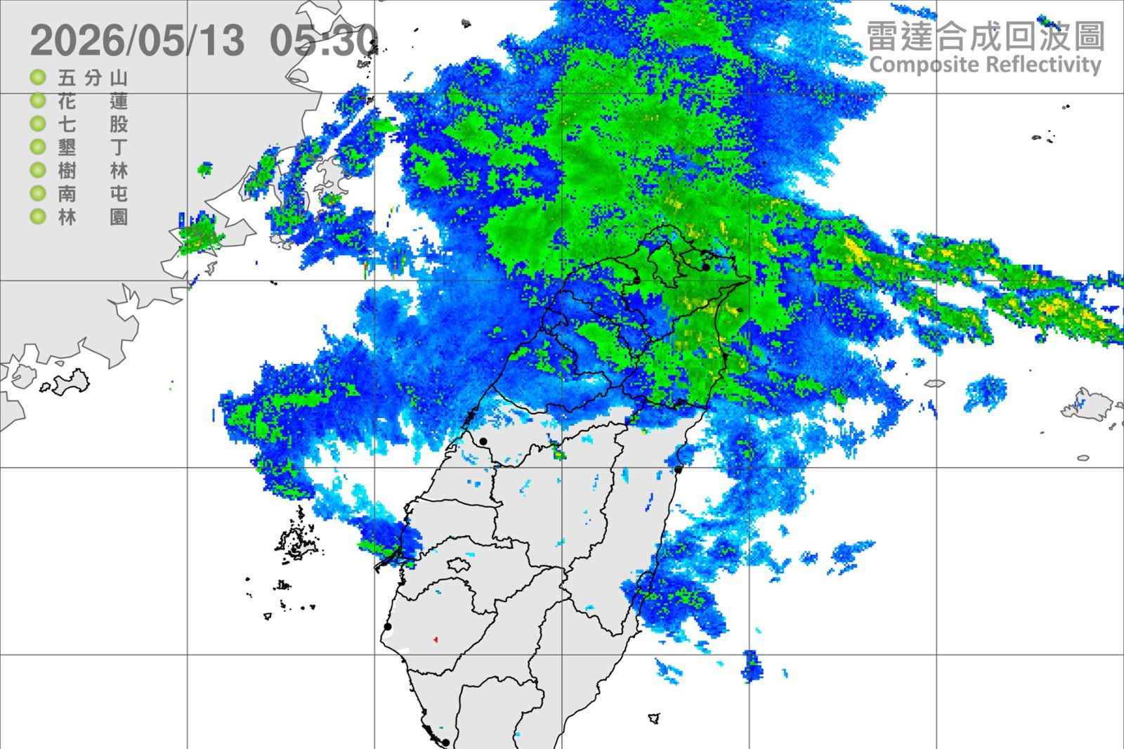太詭異!雷達回波籠罩北台卻沒下雨 鄭明典揭「驚人真相」:這是奇景