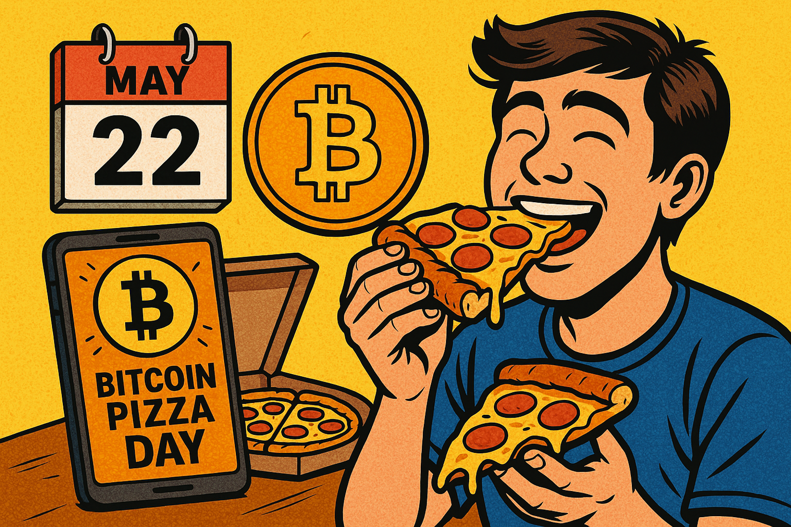 今天啥日｜5／22比特幣披薩日　紀念虛擬幣首次交易