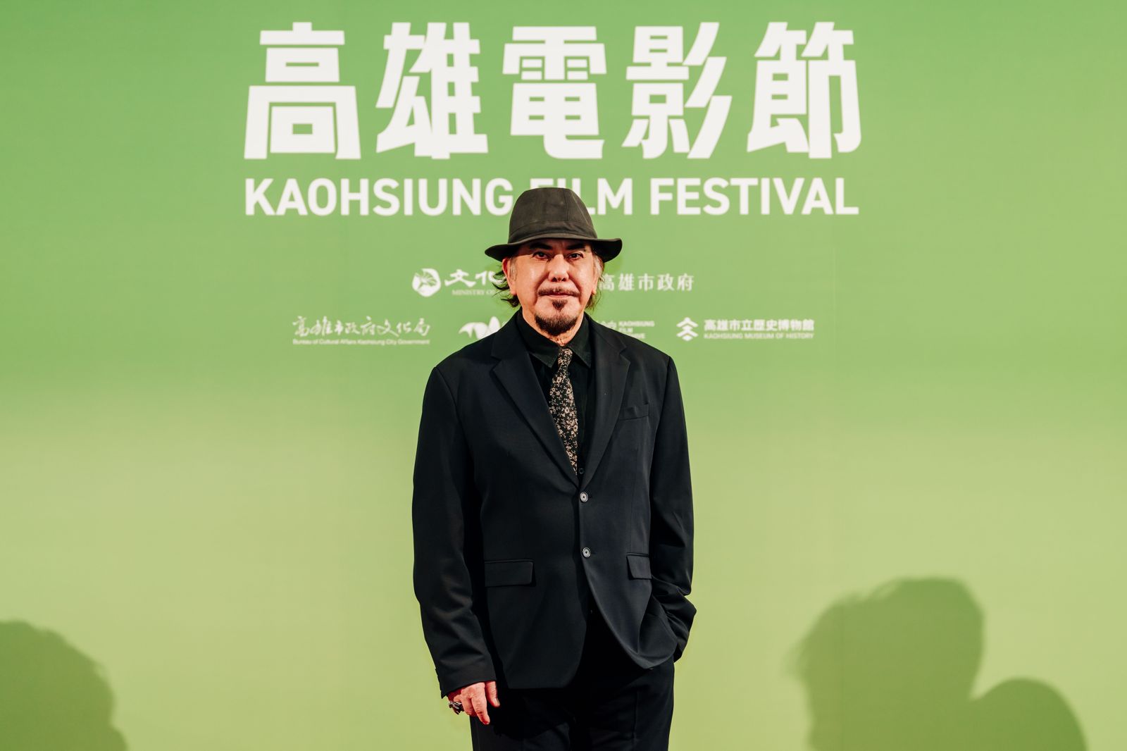 《不赦之罪》黃秋生現身高雄電影節開幕紅毯。高雄電影節提供