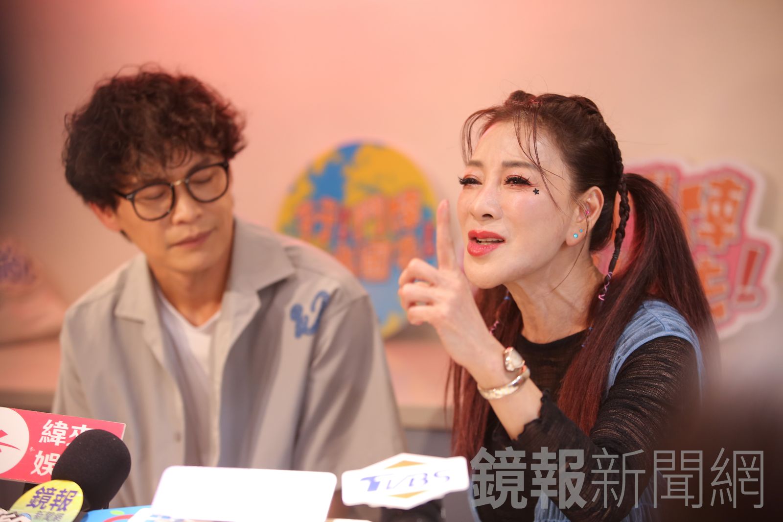 楊繡惠分享出國遇到莫名其妙的豔遇。李鍾泉攝