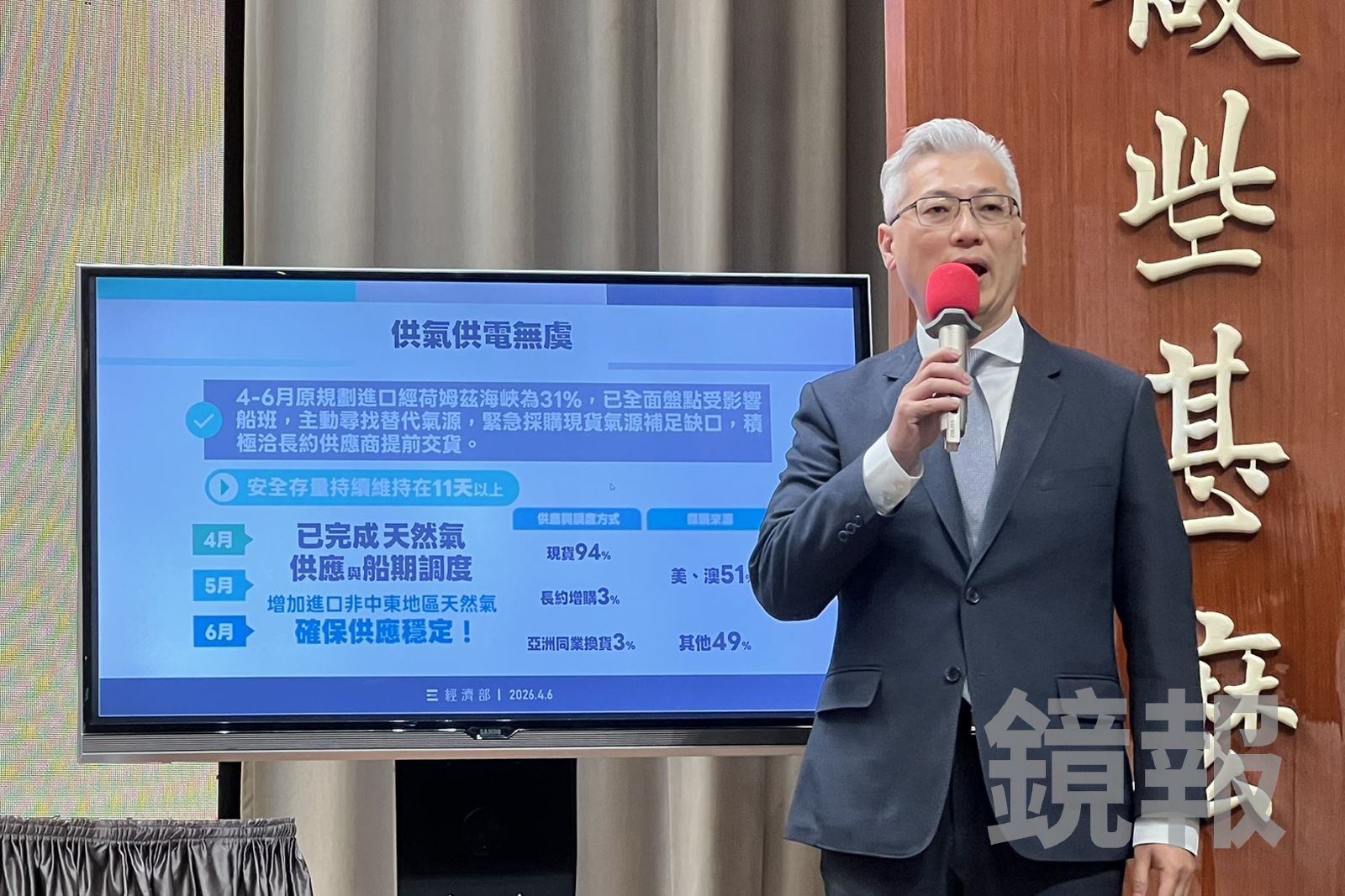 經濟部:4到9月電價不調整、汽柴油本週不漲 瓦斯、天然氣4月不漲