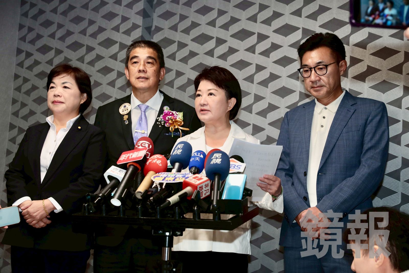 要擔任國民黨主席，藍白合是不能迴避的重點，盧秀燕勢必得協助整合。（資料照片／林煒凱攝）