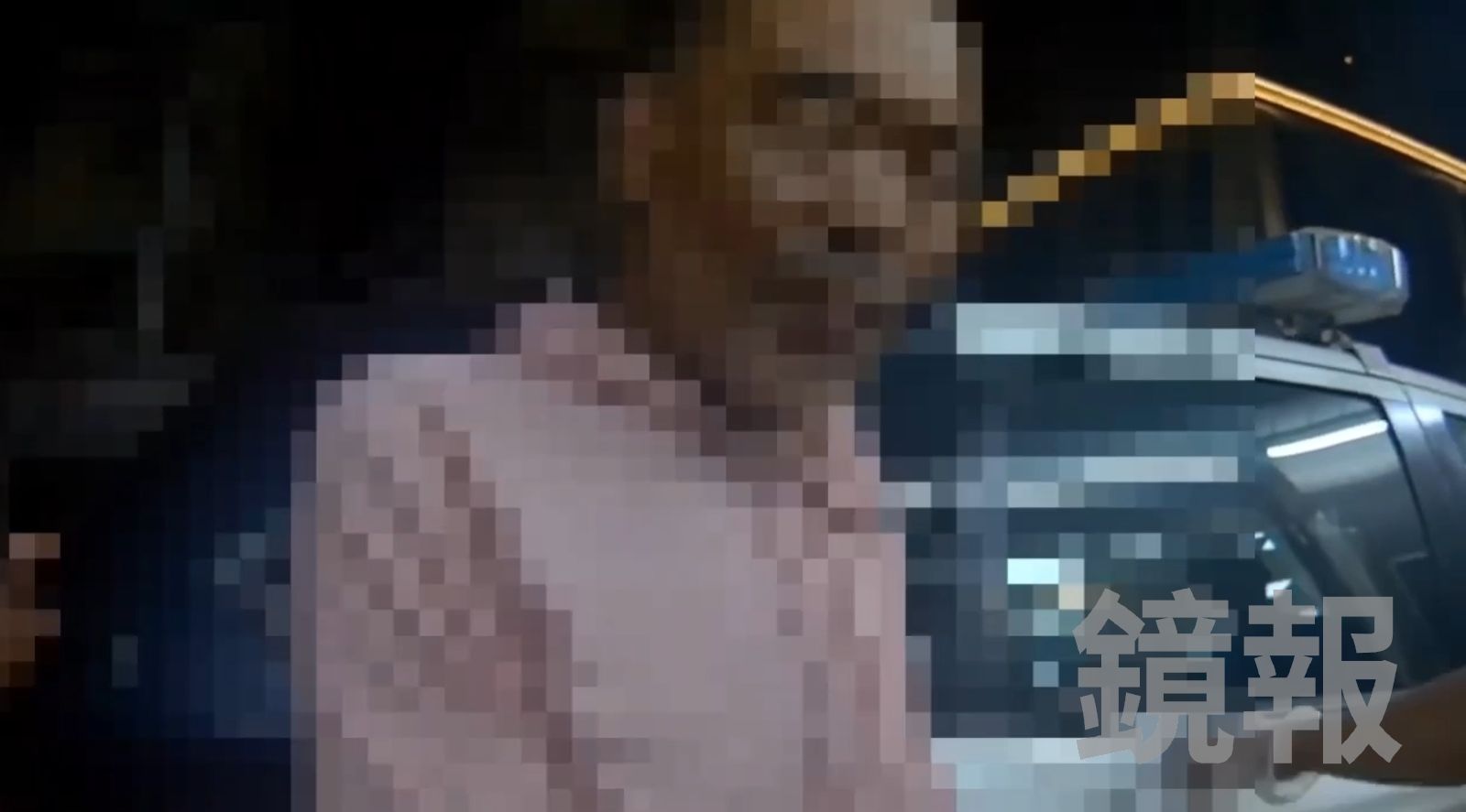 員警將林姓醉漢帶回派出所保護管束,後續依竊盜、恐嚇罪嫌移送地檢署。翻攝畫面