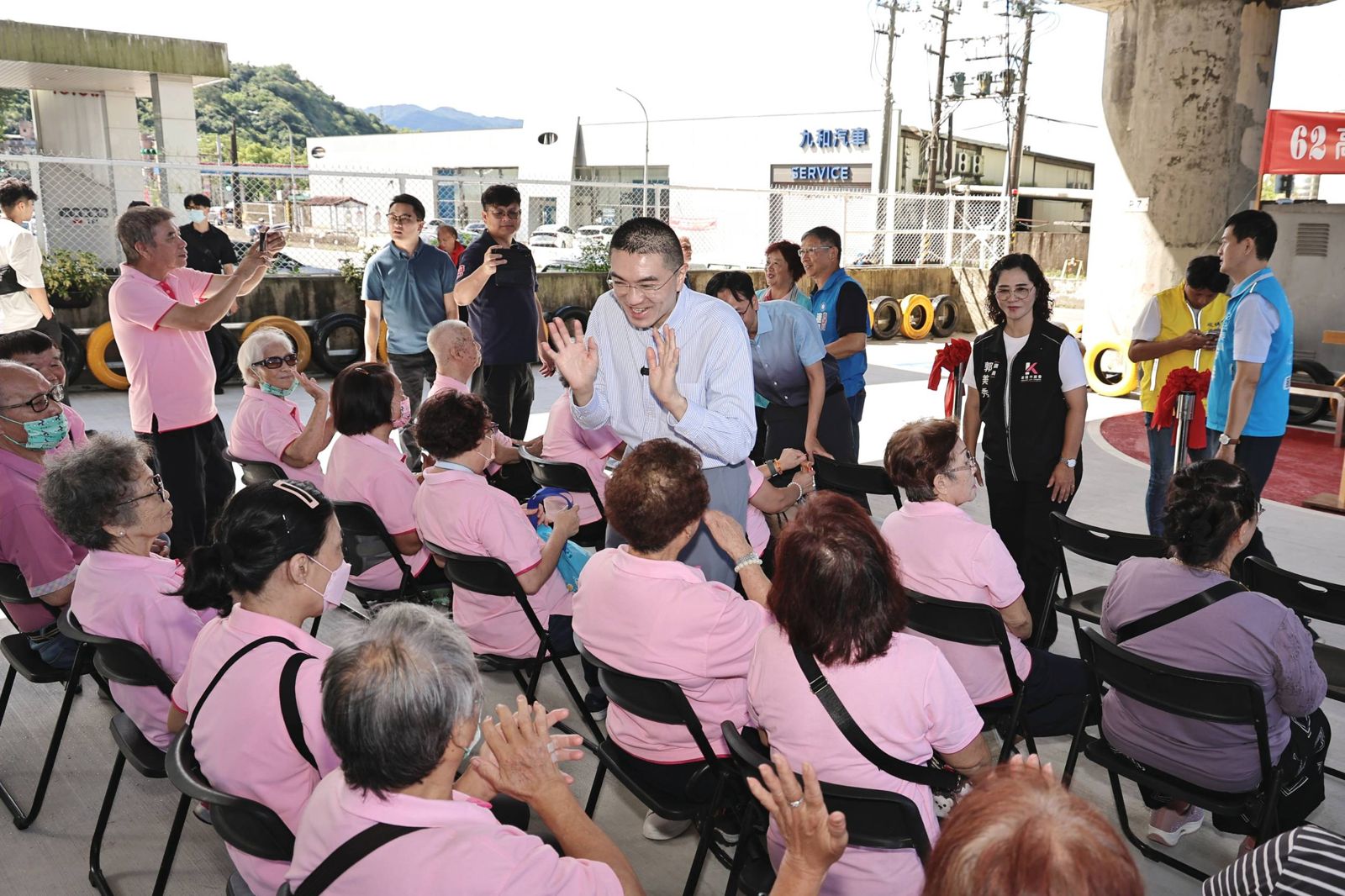 基隆市長謝國樑10月19日主持「暖暖機車練習場」啟用典禮。圖/基隆市政府提供