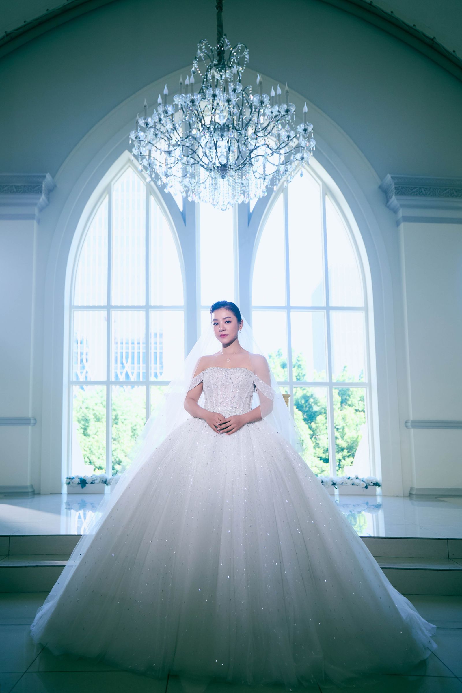 丁噹分享婚紗照。相信音樂提供