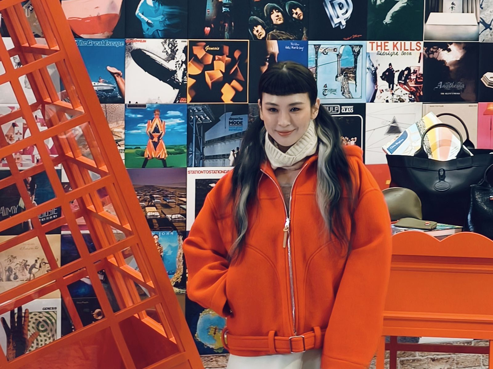 魏如昀1日出席時尚品牌活動。尤嬿妮攝