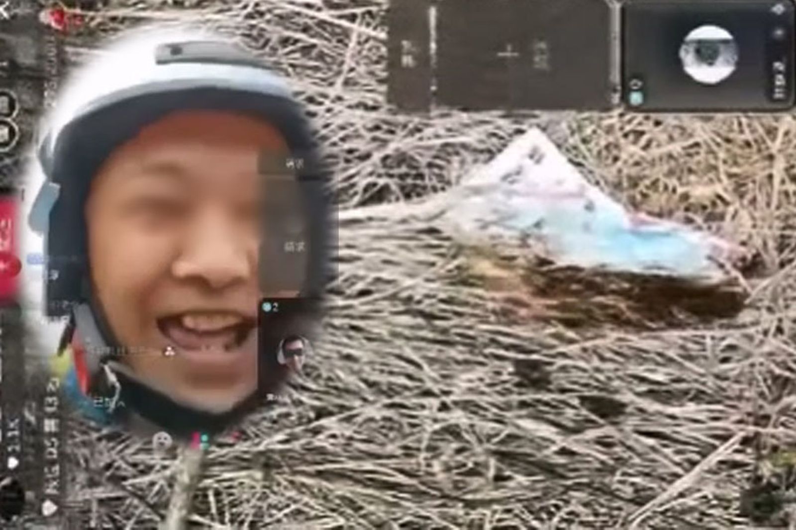 「這裡沒監視器」平頭男公墓放火引眾怒　直播訕笑還自稱搜救隊員