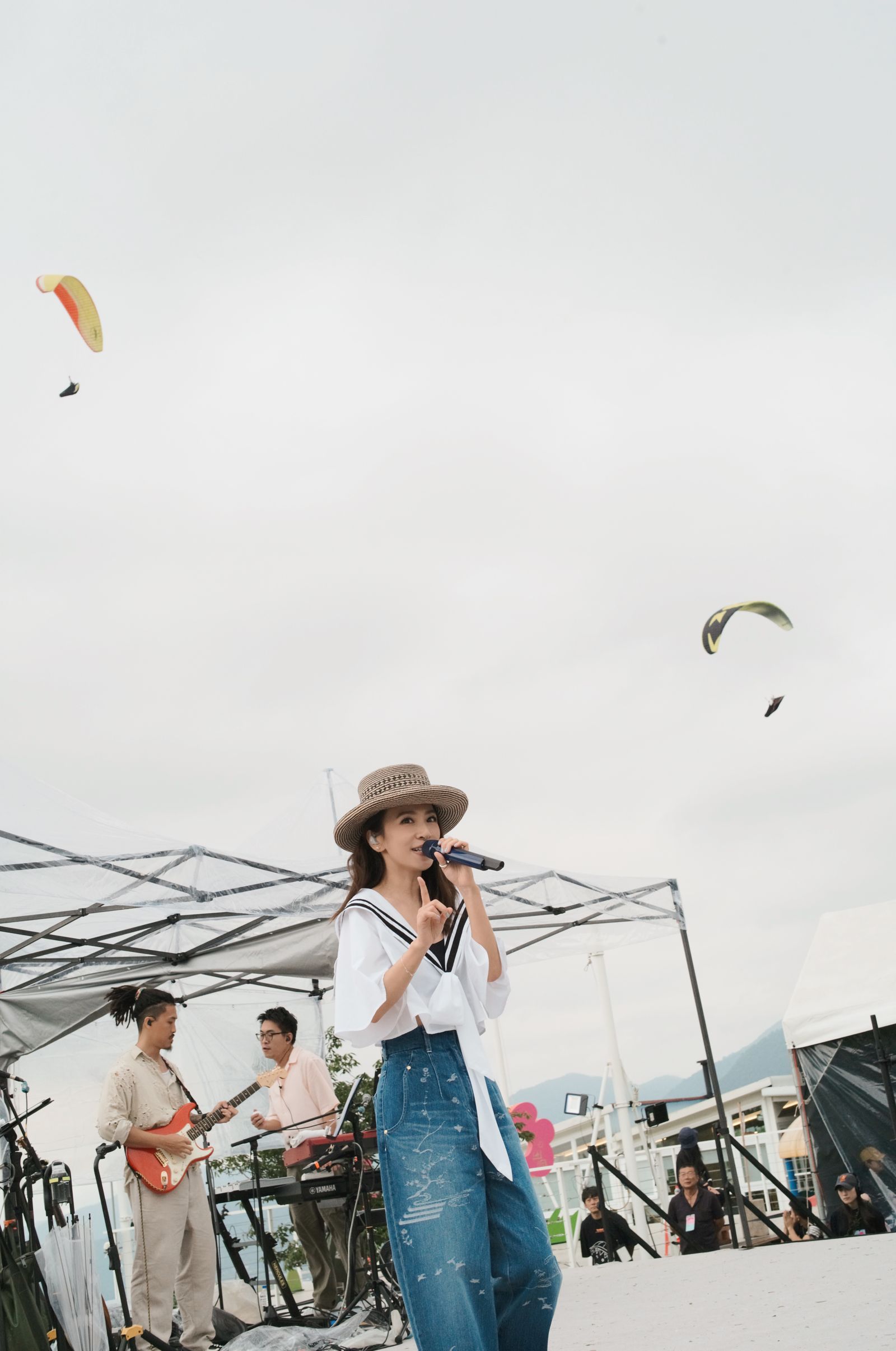 田馥甄的「田調」小巡演上週末在南投埔里舉行。何樂音樂提供