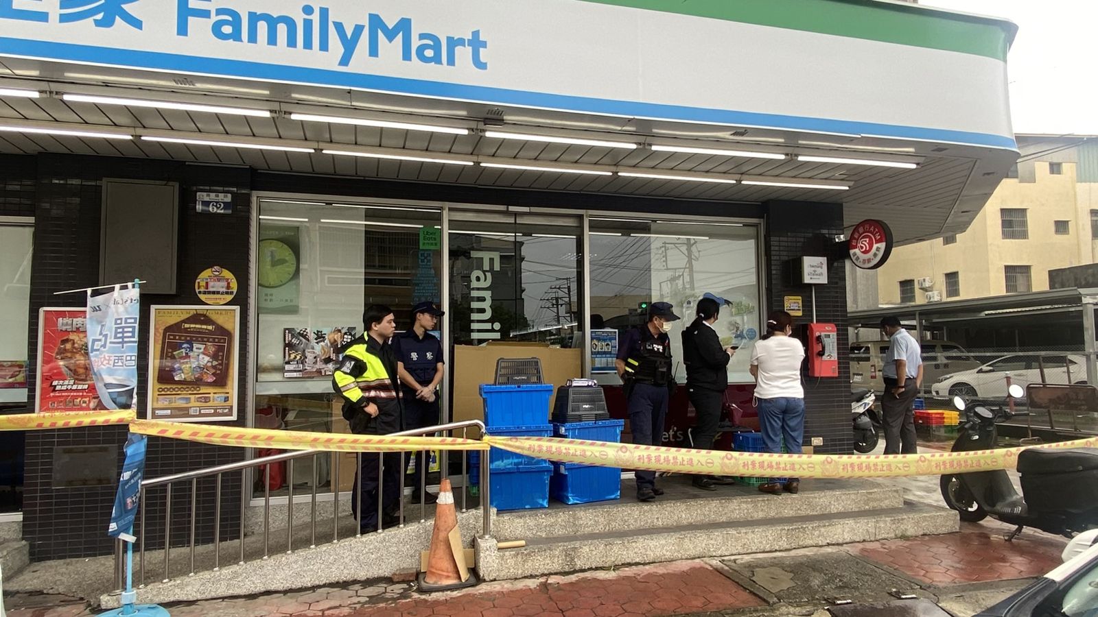 詹智能在台中豐原一家超商內慘遭黃姓男子砍殺致死。讀者提供
