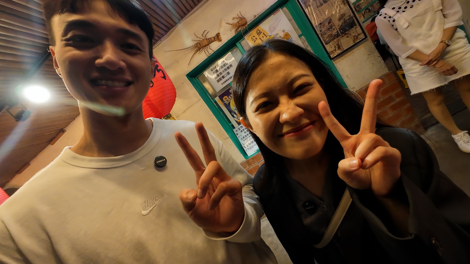 《戀愛，重修中》鄭緯與柳姿廷。三立提供