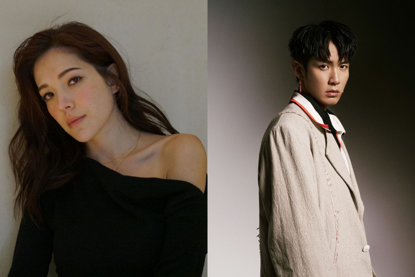 許瑋甯（左）、柯震東（右）將同台頒獎。三立提供