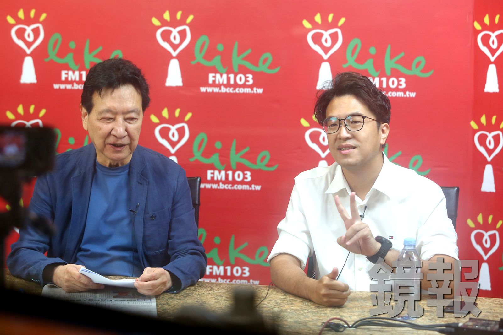 資深媒體人趙少康給沈伯洋專訪打8分,坦言自己仍支持蔣萬安,但沈伯洋異軍突起現象值得觀察。攝影姜永年