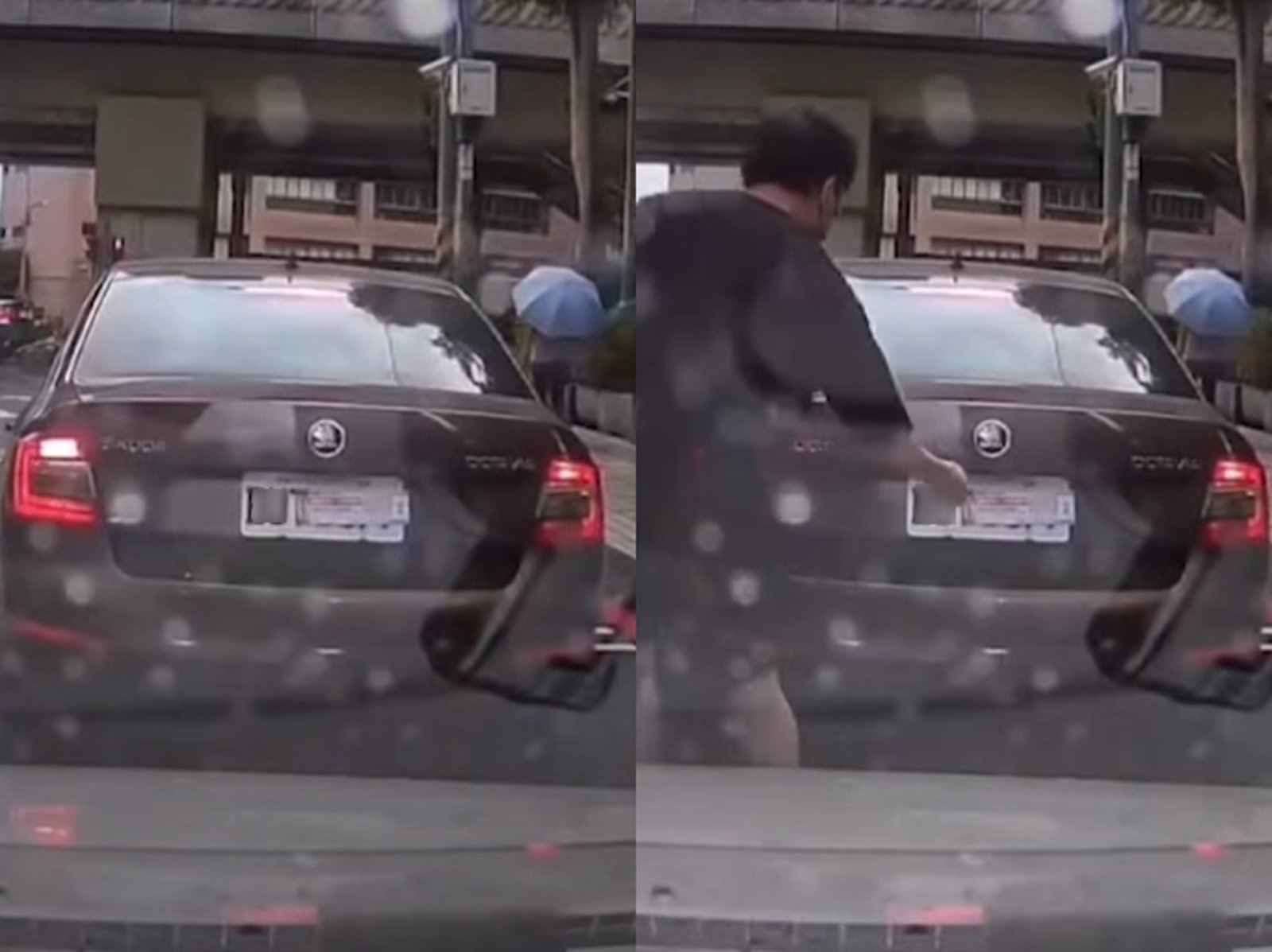 駕駛見前車遮牌！走向前「1舉動」全網大讚：超有勇氣
