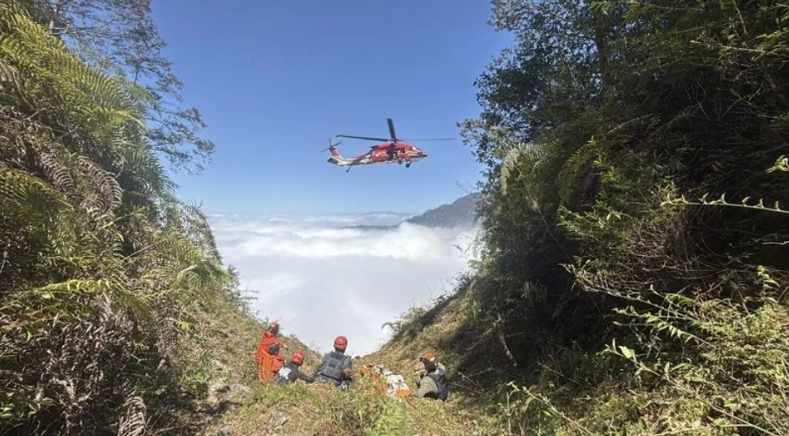 59歲退休公務員獨攀斷魂！失聯5天尋獲遺體　直升機今吊掛下山