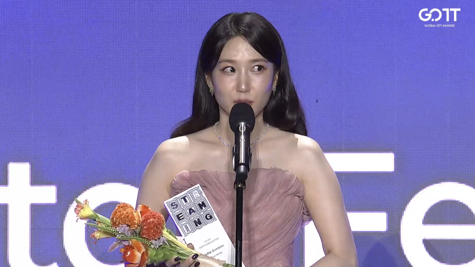 《狂醫魔徒》朴恩斌獲得最佳女主角獎。翻攝국제스트리밍페스티벌 YouTube