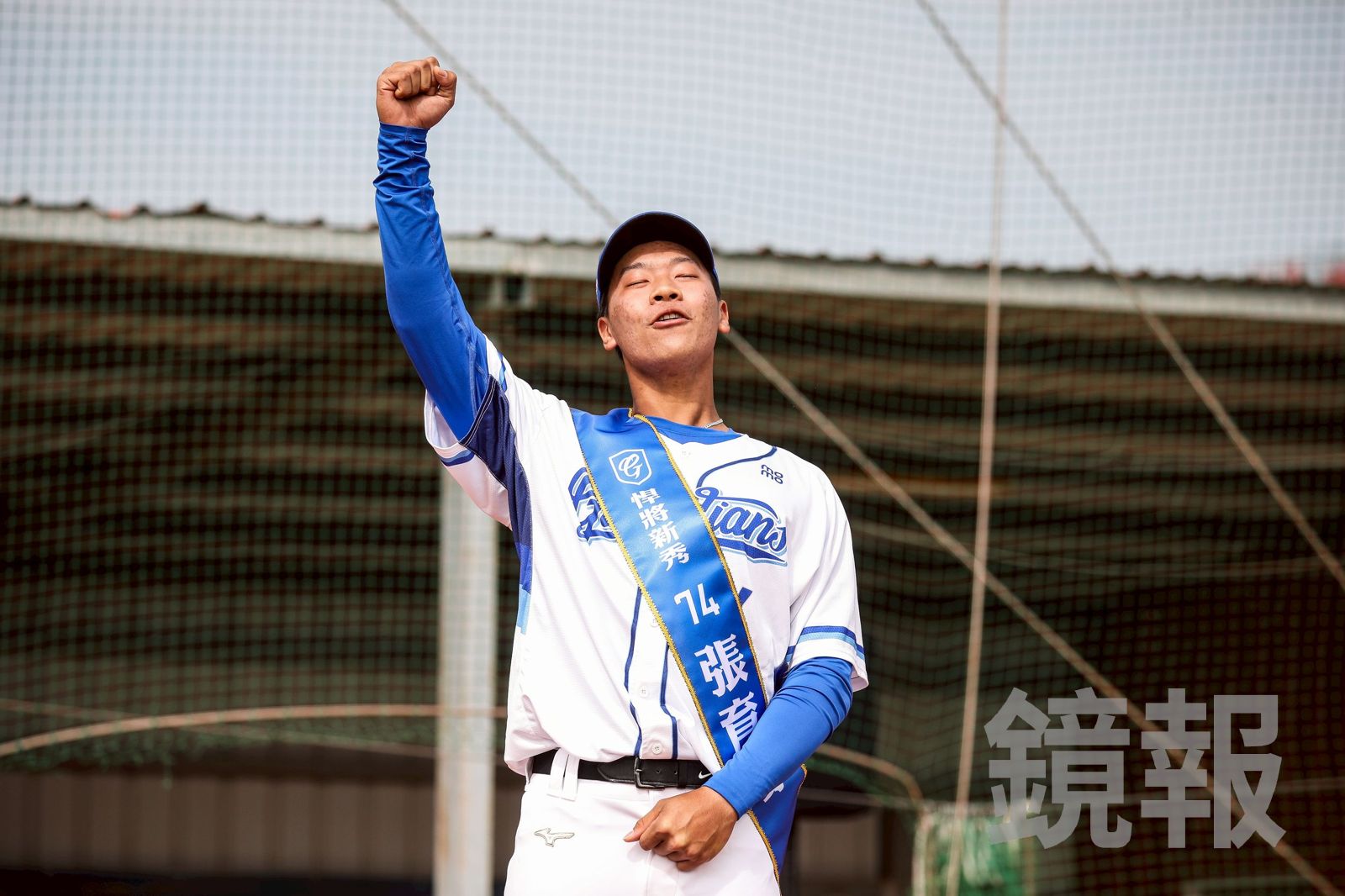 富邦悍將新秀捕手張育豪。圖／記者鄒保祥攝