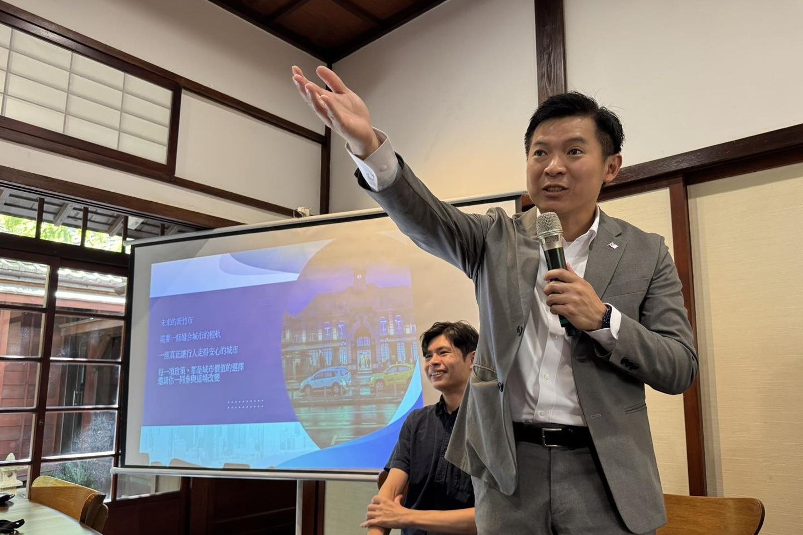 前國民黨發言人何志勇有意參選新竹市長 喊話讓新竹成為「藍白合示範區」