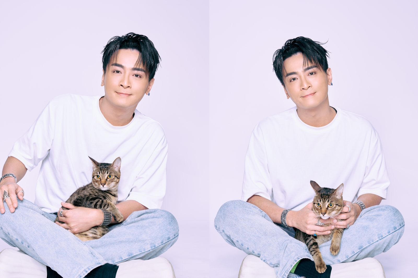 44歲男神帶「兒子」現身公益活動!23年父子情曝光 近距離互動粉絲