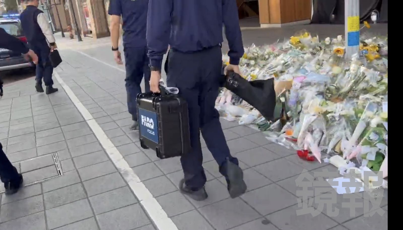 鑑識中心出動3D雷射掃描儀要還原現場。顏凱勗攝