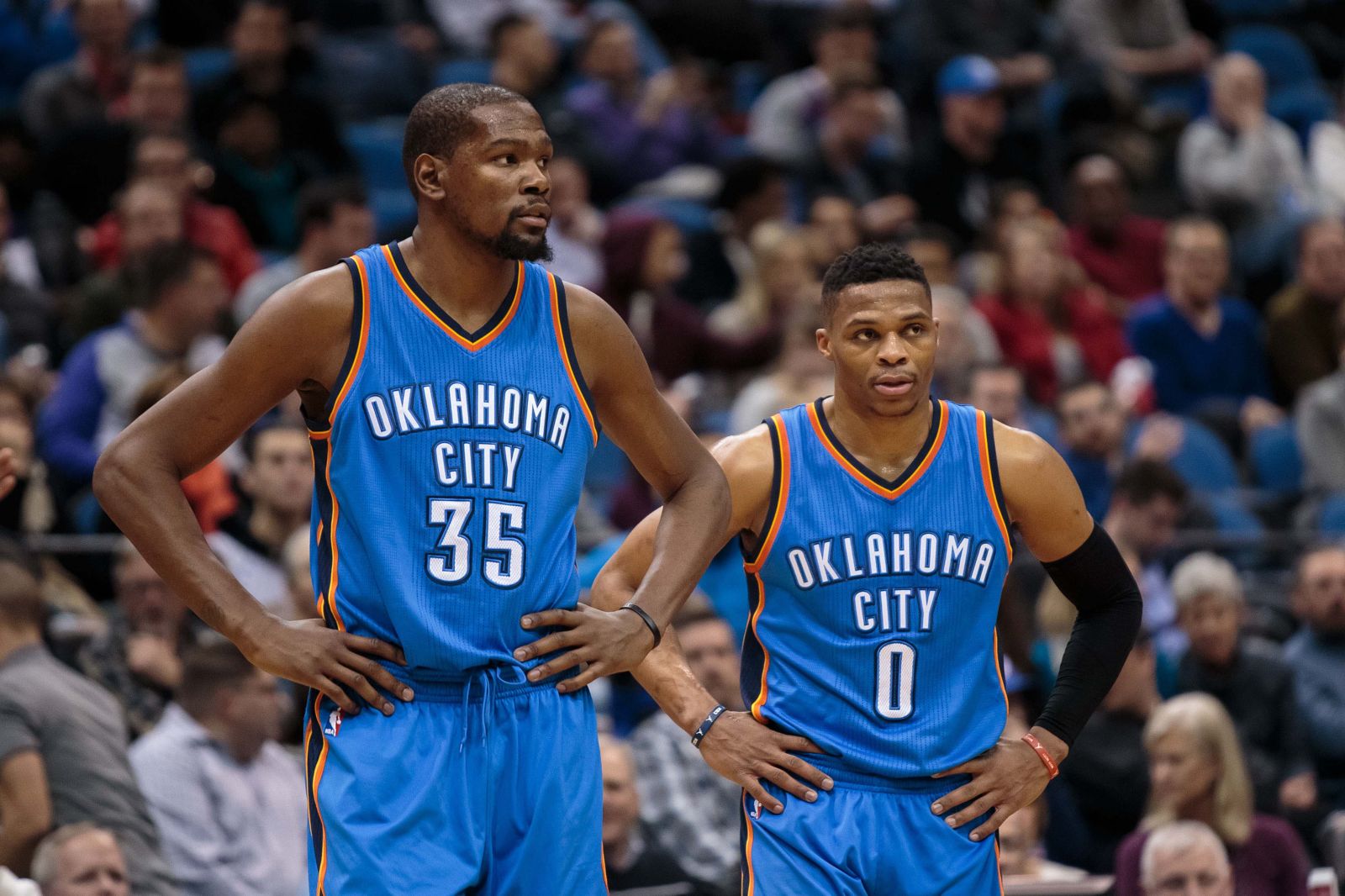 一笑泯恩仇?KD致敬Westbrook 憶雷霆歲月吐18年真心話