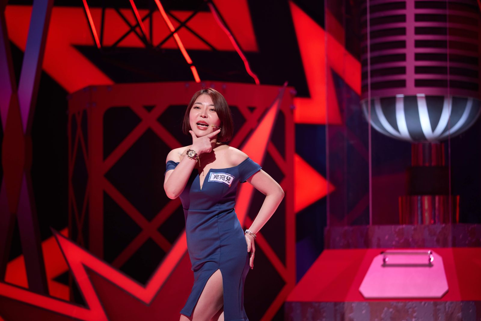 《Talk Talk秀台語2》本週五節目宛宛兒也是參賽選手之一 帶來生動有趣的精彩表演。公視台語台提供