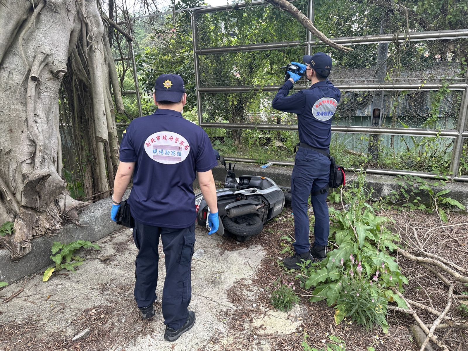 警方尋獲嫌犯作案用機車。警方提供