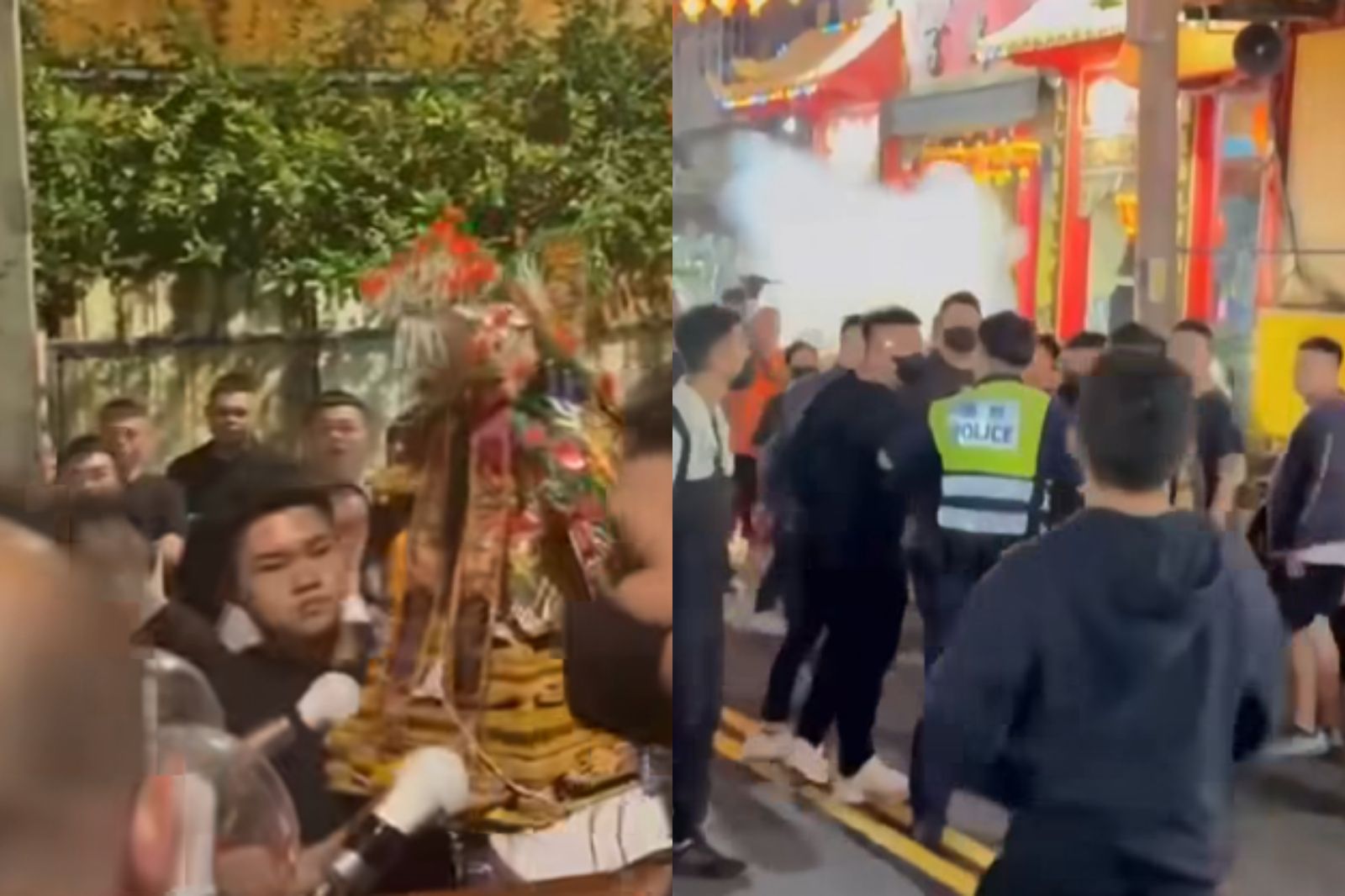 三重宮廟遶境爆全武行！陣頭沒飯吃又「領不到尾款」狂毆主家...神明遭放機車上