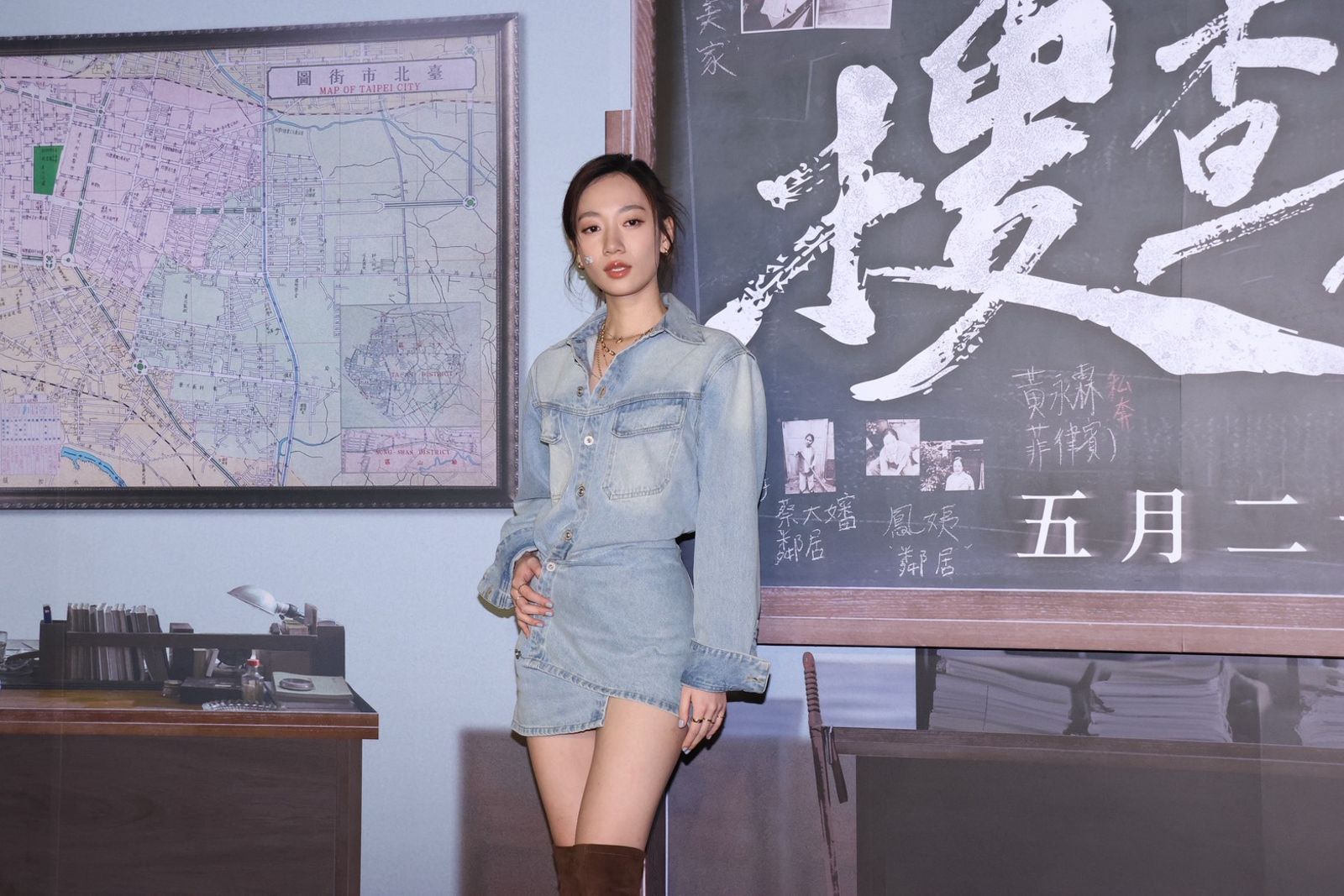 吳卓源出席電影《搜查瑠公圳》首映記者會。田瑜萍攝