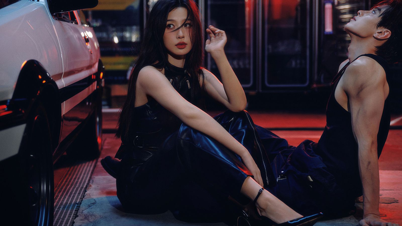 向來被封為「旺夫體質」的虞書欣，這次搭檔新生代演員何與。龍華電視提供