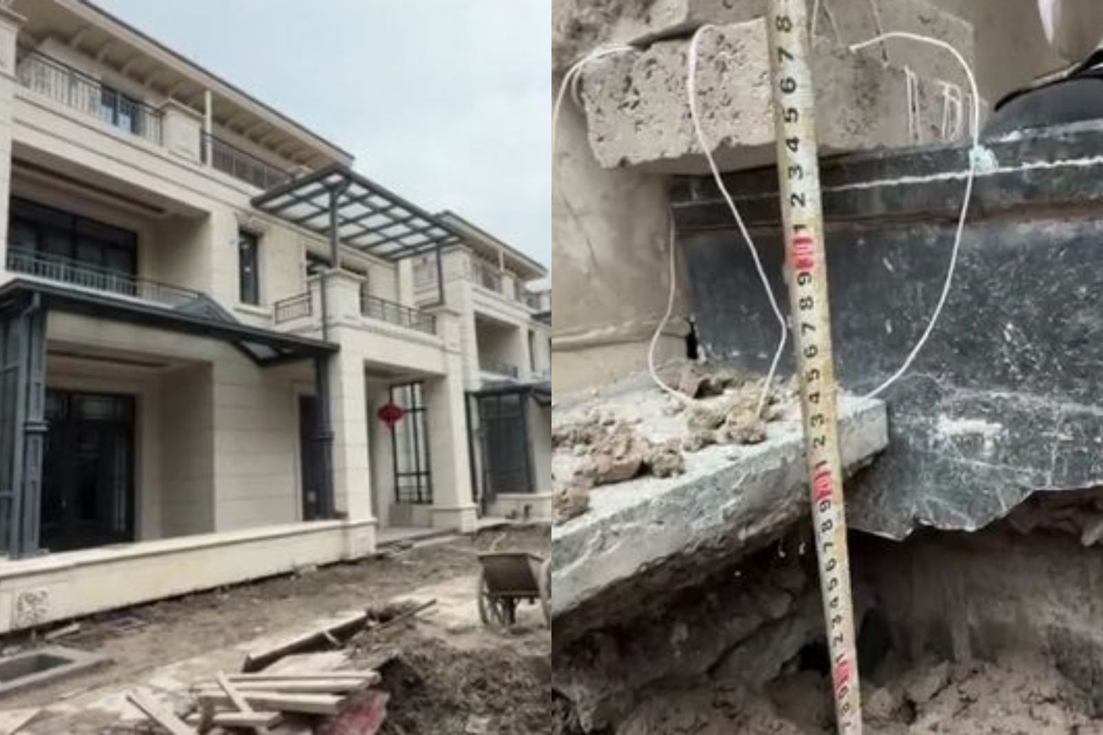 砸4.6億買3豪宅！半年「下沉22公分」變形不能住人　女崩潰：只好在外租房