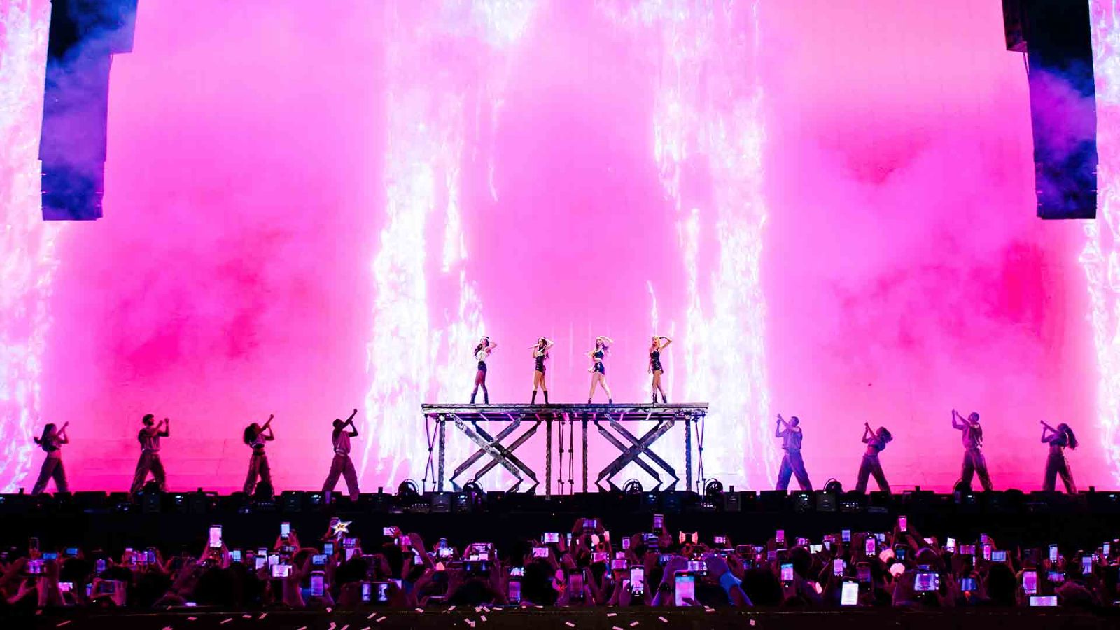 BLACKPINK在高雄世運主場館霸氣開場。Live Nation Taiwan 提供