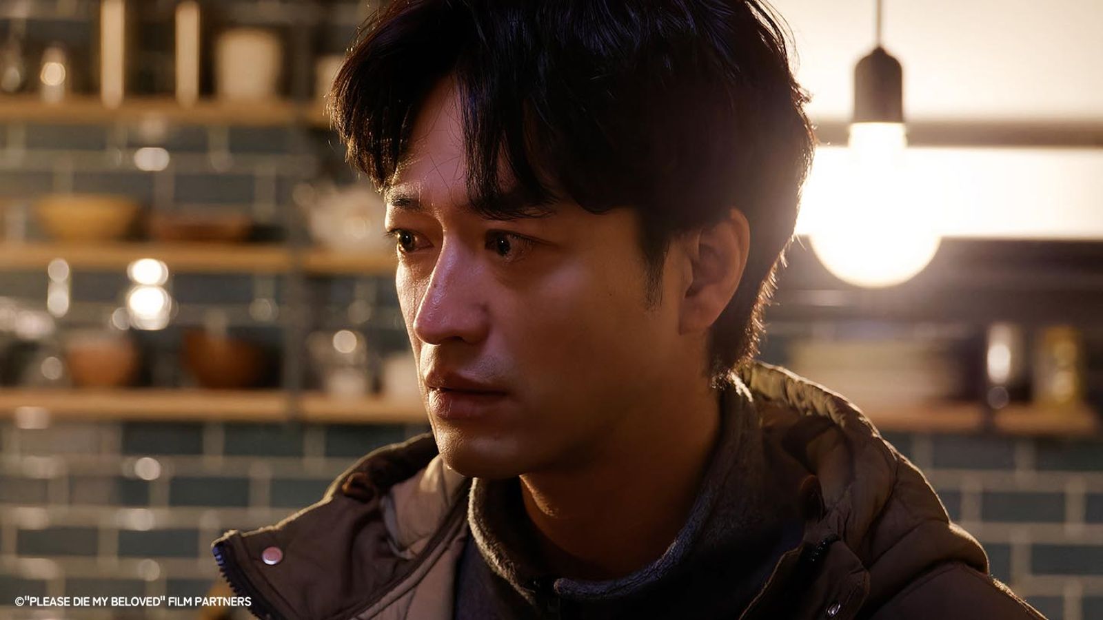 竹財輝之助的小狗眼，讓飾演老婆的安達祐實都忍不住想原諒他。Hami Video提供