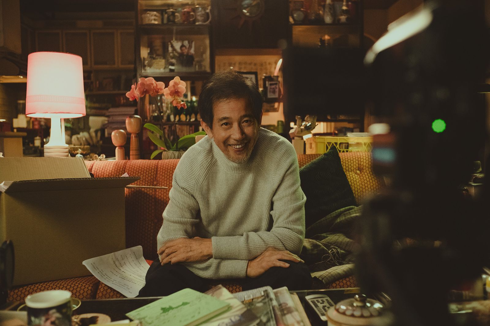 秦漢笑說父女感情是世界共感,感謝韓國朋友的喜愛與支持。Netflix提供