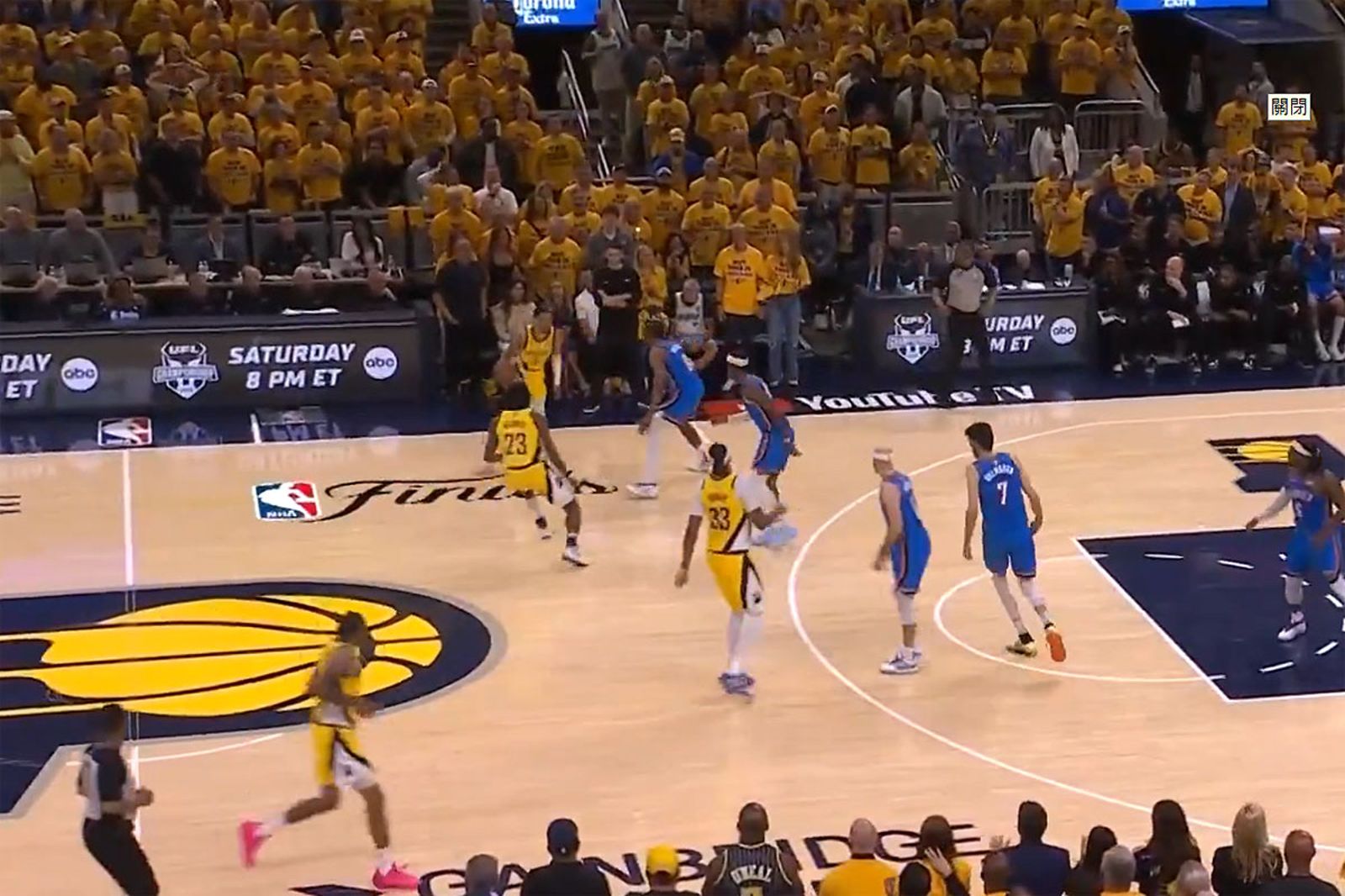 NBA／總冠軍賽場地虛擬Logo遭批：又小又糊還會變形