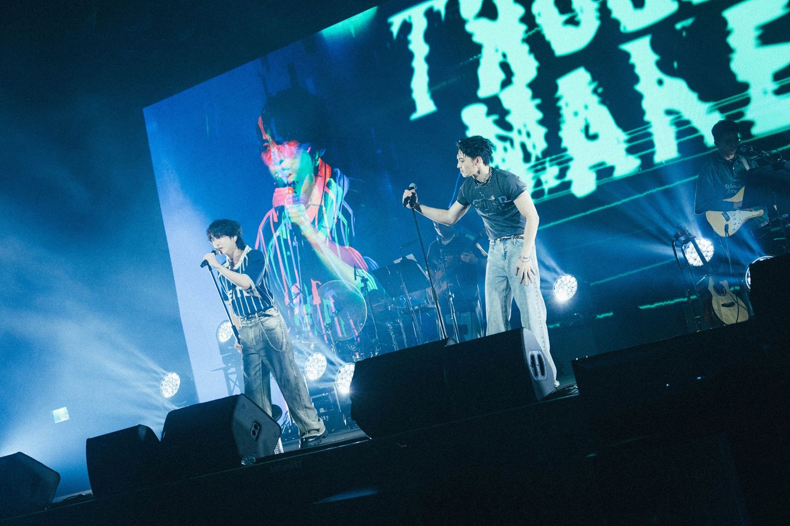 邱鋒澤與黃偉晉日前攜手開唱。原音娛樂提供