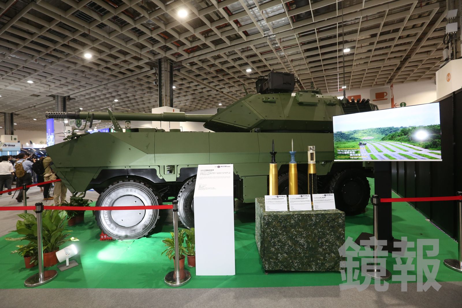 國造105公厘戰砲車預計年底測評完畢，後續將視軍方建案進行量產。（圖／董孟航攝）