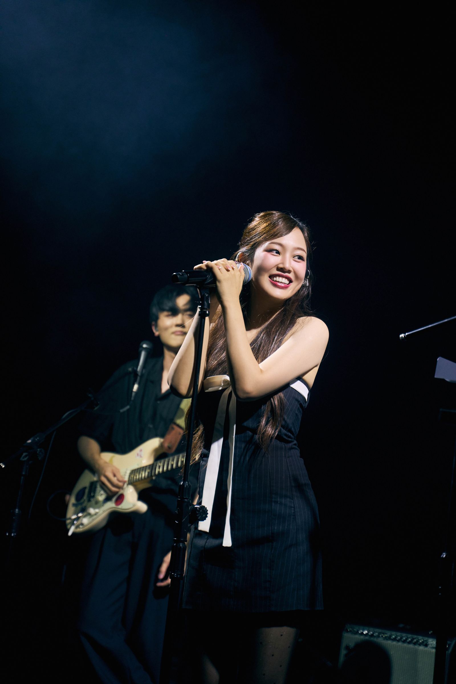 安吉擔任I Mean Us樂團演唱會嘉賓。索尼音樂提供