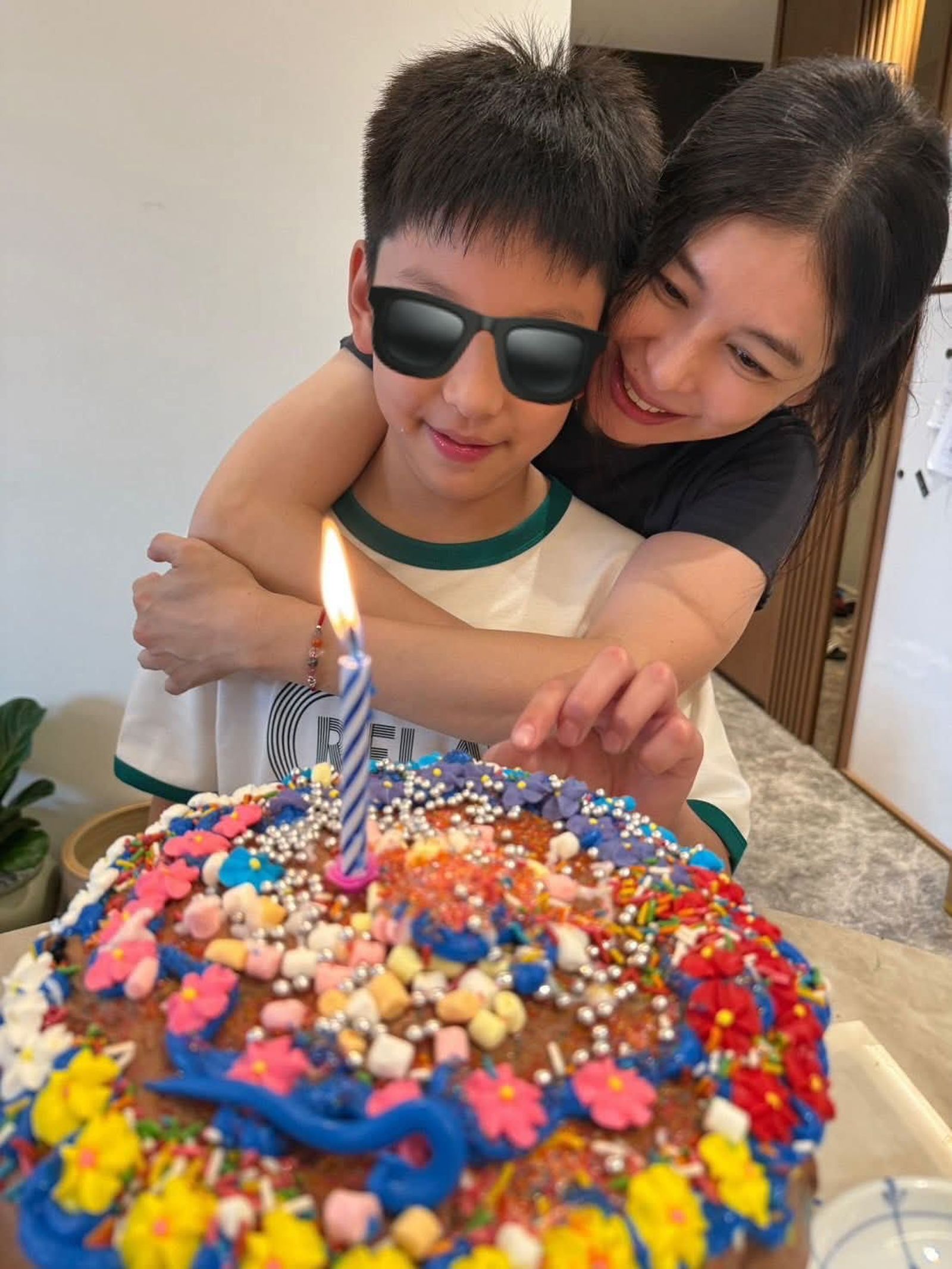 徐若瑄為兒子慶祝生日。翻攝徐若瑄 Vivian Hsu臉書
