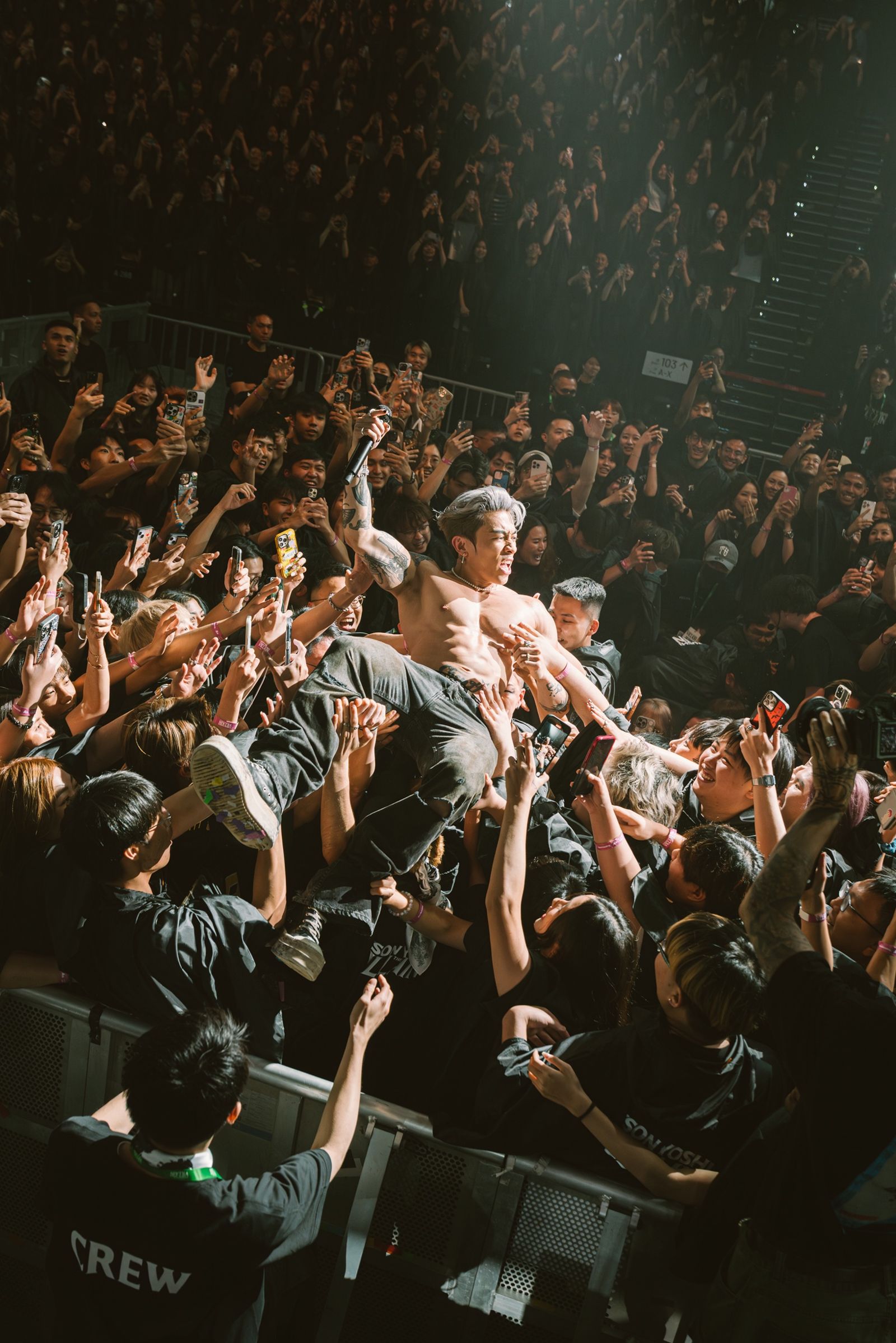 Tyson Yoshi日前在香港啟德體藝館一連舉辦3場演唱會。想不到音樂工作室提供