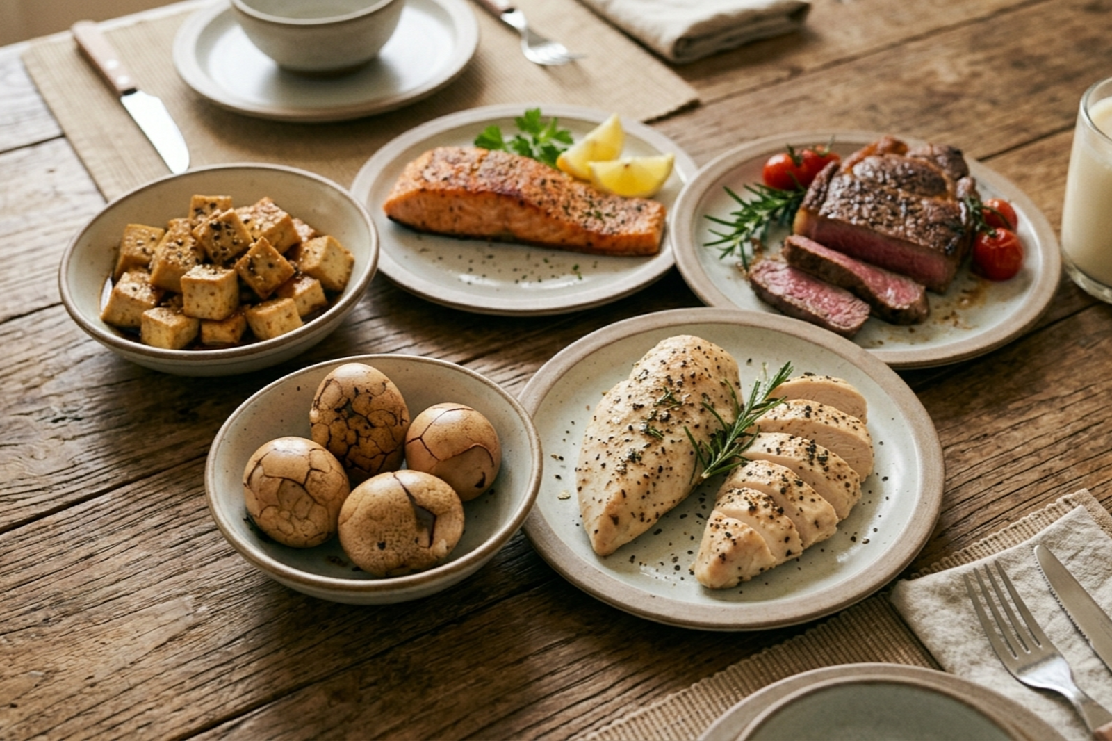 別再只吃雞胸肉、茶葉蛋！醫師大推10種高蛋白食物，減脂更快不挨餓