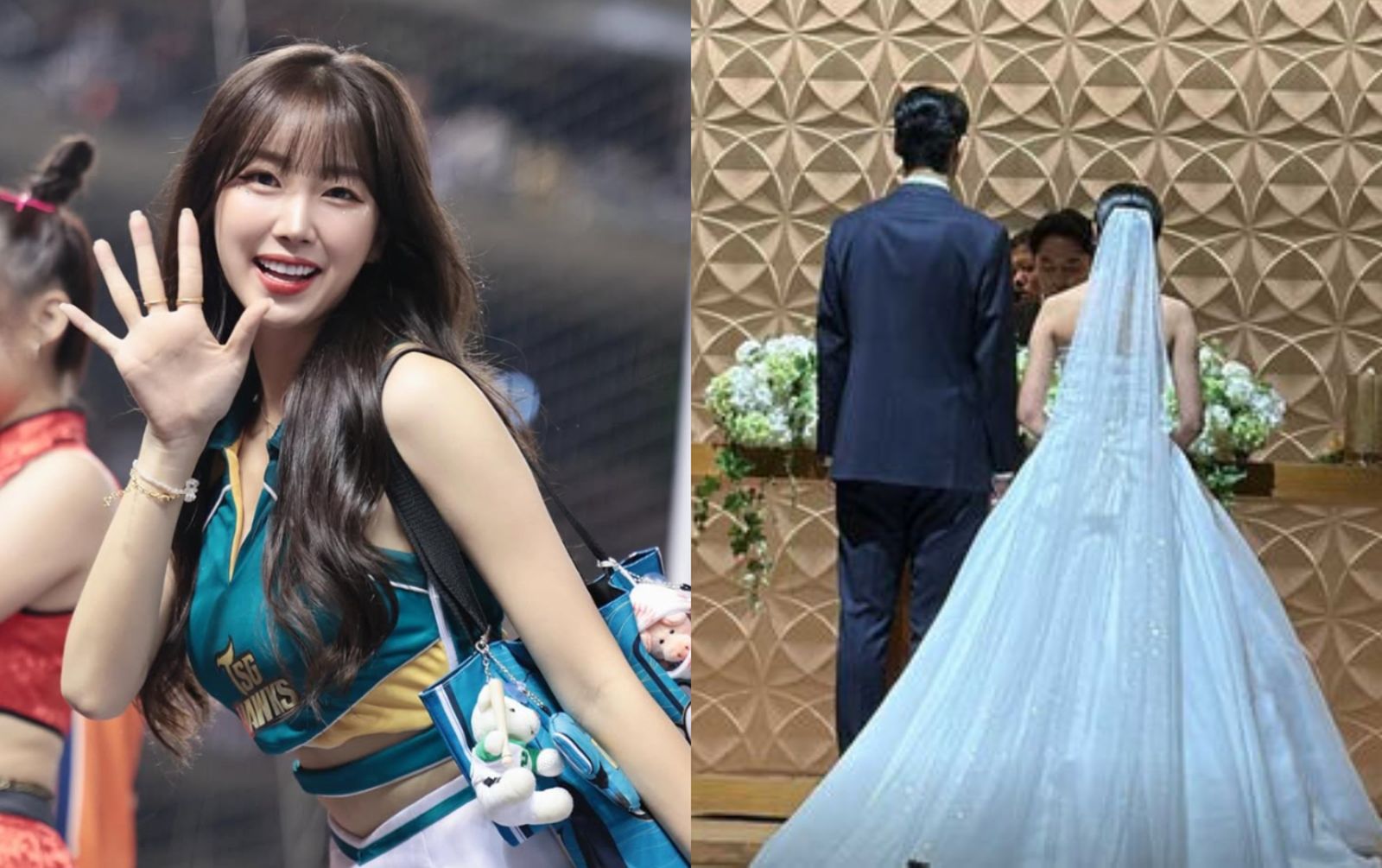 安芝儇經紀人結婚了！啦啦隊女神都到齊　新郎高顏值曝光